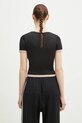 Clothing adidas Originals t-shirt KNITTED 3S TEE JJ0960 black