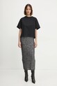 Ivy Oak tricou din bumbac IO1100X2322 negru SS25