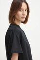 Ivy Oak tricou din bumbac negru IO1100X2322