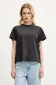 MM6 Maison Margiela t-shirt bawełniany bawełna czarny S52GC0334.S24311