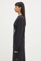 MM6 Maison Margiela camicia a maniche lunghe S52GC0346.M20101 nero SS25