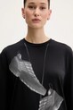 MM6 Maison Margiela camicia a maniche lunghe nero S52GC0346.M20101