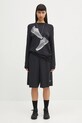 MM6 Maison Margiela camicia a maniche lunghe S52GC0346.M20101 nero