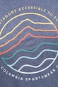 Αθλητικό μπλουζάκι Columbia Sloan Ridge 2077451 μπλε