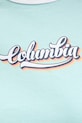 Βαμβακερό μπλουζάκι Columbia Rolling Bend 2120001 τιρκουάζ