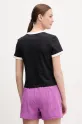 Abbigliamento Columbia t-shirt in cotone Rolling Bend 2120001 nero