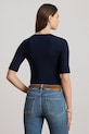 Lauren Ralph Lauren tricou din bumbac 200815843 bleumarin AW25