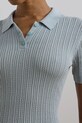 Polo tričko Lauren Ralph Lauren modrá 200963653