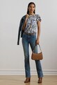 Odzież Lauren Ralph Lauren t-shirt bawełniany 200963875 niebieski