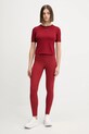 Calvin Klein Performance t-shirt treningowy LVGWS4K238 bordowy AW25