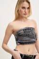 Топ Moschino Jeans сив 0810.3219