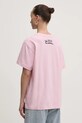 Îmbrăcăminte Moschino Jeans tricou din bumbac 0709.3229 roz