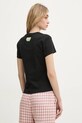 Одежда Хлопковая футболка Moschino Jeans 0703.3229 чёрный