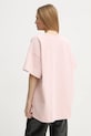 Ρούχα Βαμβακερό μπλουζάκι Gestuz 10909709 ροζ