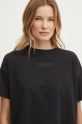 Dkny t-shirt bawełniany czarny DP4T1070