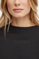 Хлопковая футболка Dkny DP4T1070 чёрный