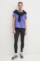 Dkny t-shirt bawełniany DP5T9994 fioletowy SS25