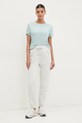 Хлопковая футболка Dkny DP5T9994 бирюзовый SS25