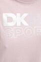 Bombažna kratka majica Dkny DP5T1121 roza