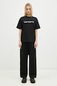 Carhartt WIP cotton t-shirt Rivet Script black I034406.0M4XX