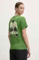 adidas tricou din bumbac x Farm Rio print verde JD6292