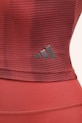 Top za jogo adidas Performance Allover Print rdeča JJ3882