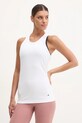 adidas by Stella McCartney top treningowy z elastanem biały JJ2566