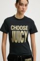 Футболка Juicy Couture з еластаном чорний JCGCT125012