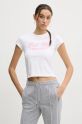 Juicy Couture t-shirt beżowy JCGCT125020