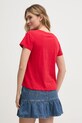 Abbigliamento Pepe Jeans t-shirt in cotone RYLEIGH PL506014 rosso