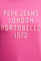 Бавовняна футболка Pepe Jeans RUBY PL506027 рожевий