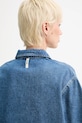 Sunnei bluzka jeansowa RTWXTOP008 niebieski