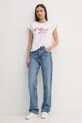 Бавовняна футболка Pepe Jeans ROSALIE PL506033 білий SS25