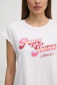 Бавовняна футболка Pepe Jeans ROSALIE PL506033 білий