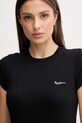Kratka majica Pepe Jeans MERIDA črna PL506037