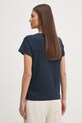 Одежда Льняная футболка Pepe Jeans MEGAN PL506049 тёмно-синий