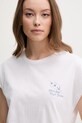 Bavlněné tričko Pepe Jeans VIRGINIA bílá PL506055
