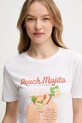 Pepe Jeans tricou VIOLA alb PL506060