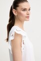 Βαμβακερό μπλουζάκι Pepe Jeans VIC λευκό PL506067
