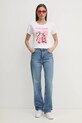 Бавовняна футболка Pepe Jeans RYOKO PL506069 білий SS25