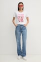 Pepe Jeans tricou din bumbac RYOKO PL506069 alb SS25