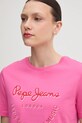 Бавовняна футболка Pepe Jeans RUMER рожевий PL506072