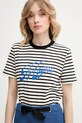 MSGM tricou din bumbac negru 3842MDM111.257322