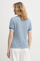 Odzież Lacoste T-shirt damski TF3244 niebieski