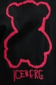 Iceberg tricou din bumbac F5B2.6327 negru