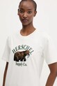Herschel tricou din bumbac bej 50442.05977