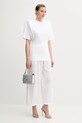 Бавовняна футболка Pinko 105217.A2M2 білий SS25