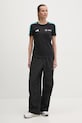 adidas t-shirt bawełniany x Mercedes JV5424 czarny SS25