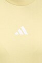 adidas t-shirt bawełniany Essentials JM2406 żółty