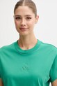 adidas t-shirt bawełniany ALL SZN zielony JJ1240